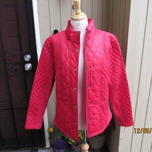 #536  NEW WOMAN'S RED QUILT JACKET BY MERONA  (SIZE 16W)